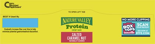 Nature Valley Protein Granola Bars, Salted Caramel Nut, Snack Bars, 15 ct, 21.3 OZ (Pack of 2)