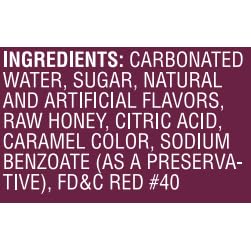 Sprecher Black Cherry Soda – Fire-Brewed with Real Honey & Door County Cherry Juice – Handcrafted, Caffeine-Free, Gourmet Beverage – 16 fl oz Cans (12 Pack)