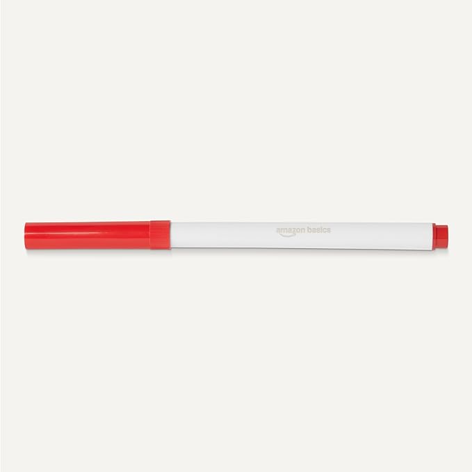 Amazon Basics Super Tip 40 Colors Washable Markers, Pack of 40, Multicolored
