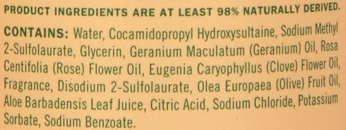 MRS. MEYER'S CLEAN DAY Hand Soap, Made with Essential Oils, Biodegradable Formula, Geranium, 12.5 fl. oz
