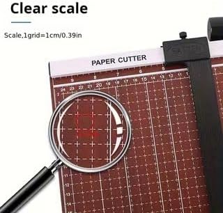 Guillotine Paper Cutter 18 Inch - Professional Large Paper Heavy Duty Trimmer, 12-Sheet Capacity for Cardstock & Photos, Safety Lock & Self-Sharpening Blade for Office, School, Craft Studio