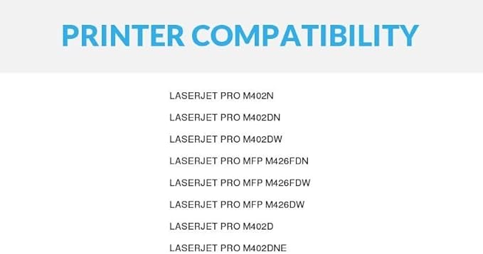 LD Products Toner Cartridge Replacements Compatible with HP 26X CF226X High Yield (Black, 4-Pack) for use with Printers Laserjet Pro M402d, M402dne, M402dw, M402n, MFP M426fdw, and M426fdn