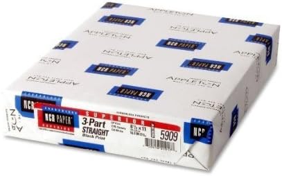 NCR Carbonless Paper, 3-Part Straight Collated, 8-1/2" x 11", Wholesale Case of 10 Reams (1,670 sets)
