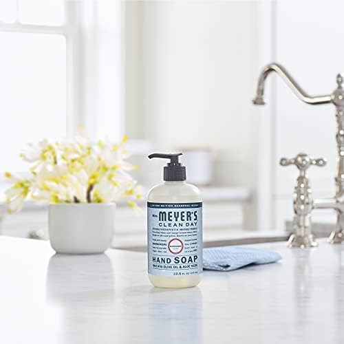 Mrs. MEYER'S Liquid Hand Soap Variety Pack, Snow Drop + Iowa Pine 12.5 oz Each, 1 CT