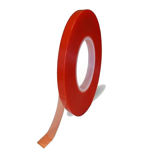 Monster red Double Sided Tape 8 mil Thick 1" x 180 ft (3/4" x 55 yds)