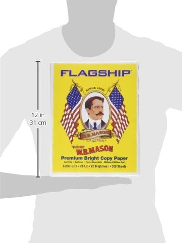 Flagship Copy Paper by WB Mason, 92 Bright, 20 lb., 500 Sheets