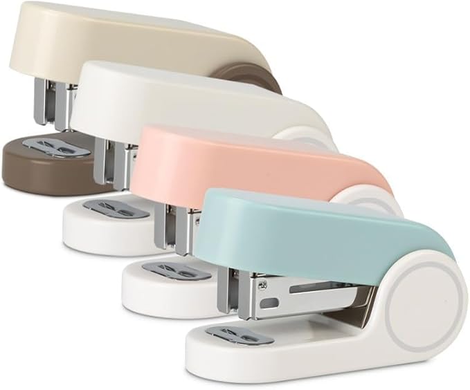 Blue Mini Stapler with 830 Staples - 20 Sheet Office & Travel Size for Students & Office