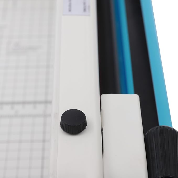 Heavy Duty Paper Cutter, 12 Inch Manual Guillotine Paper Cutter, 400 Sheets Capacity Cards Trimmer, Countertop Paper Cutting Equipment for Office, Home, Library, Reference Room