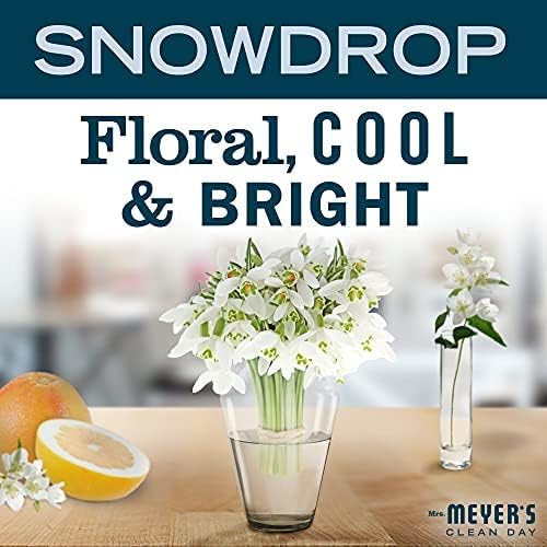Mrs. MEYER'S CLEAN DAY SnowDrop Liquid Hand Soap, 12.5 oz. (Pack of 4)
