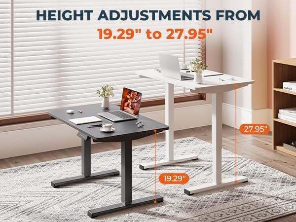 Small Adjustable Stand Up Desk for Children,One-Piece Standing Desk 31.5 x 19.7 Inch, Home Office Desk Computer Workstation, Black