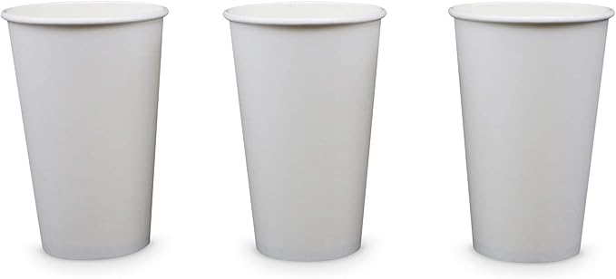 Siptown 16 oz 1000 Bulk Pack Disposable Paper Cups for Hot Drinks, Coffee, & Tea | Made in USA (16 oz - 1000 count)