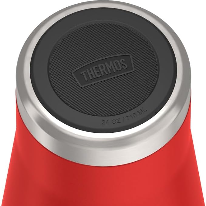 THERMOS ICON SERIES, Stainless Steel Tumbler with Slide Lock, 24 Ounce, Crimson
