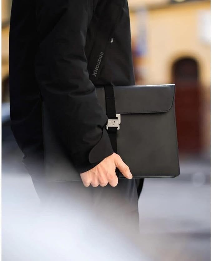 Db Journey The Essential Laptop Sleeve - 16" Protective Nylon Laptop Case for Travel, Lightweight & Durable, Computer Carrying Bag, Compatible with MacBook Pro - Black Out