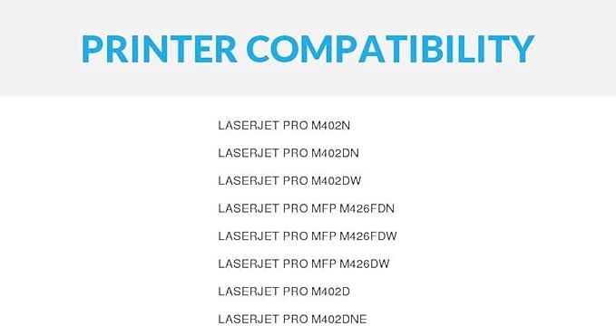 LD Products Compatible Replacement for HP 26X Toner Cartridge CF226X 26A CF226A for Laserjet Pro M402d M402dn M402dne M402dw M402n (High Yield Black) See List of Compatible Laserjet Pro Printers