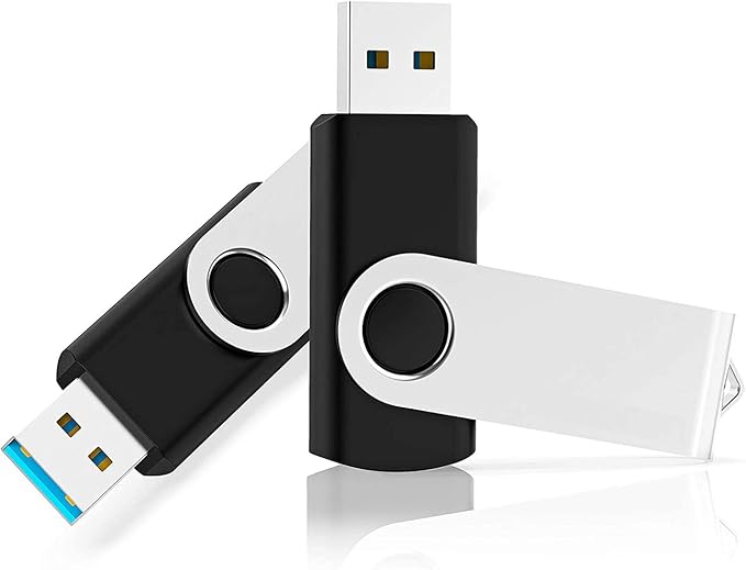 Wholesale 100 Pack 8GB Flash Drive Thumb Drive Flash Drives Swivel Memory Stick, Custom Logo, Black