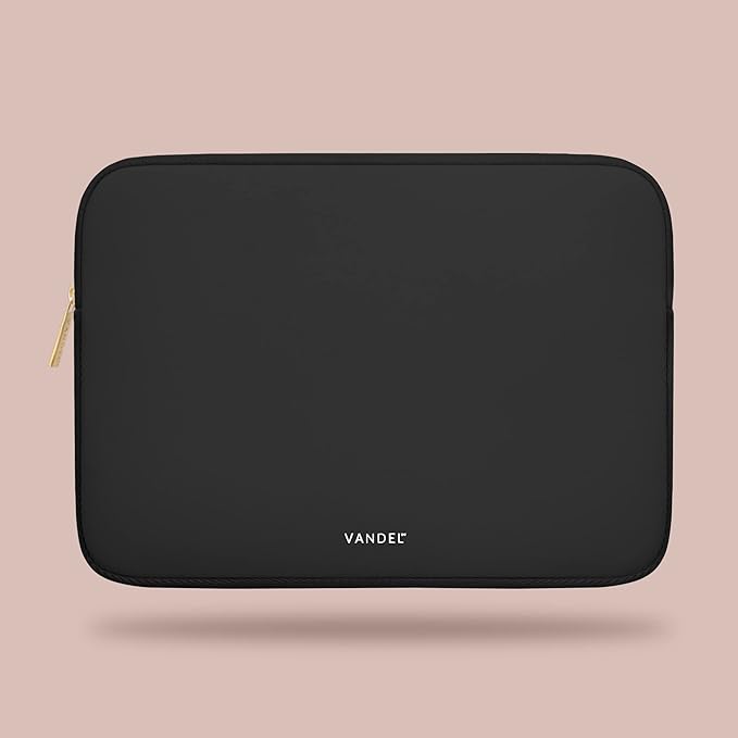 Vandel MacBook Air 13 inch Laptop Sleeve, Fits 13-13.3 inch Laptops: Neoprene MacBook Air & Pro Case, Chromebook, HP Soft Cover | Thin Computer Carrying Bag, Black Mac (M1 & M2) Pouch