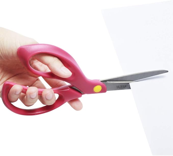 Left-Hand Scissors Stainless Steel 3-Pack, 8 inch