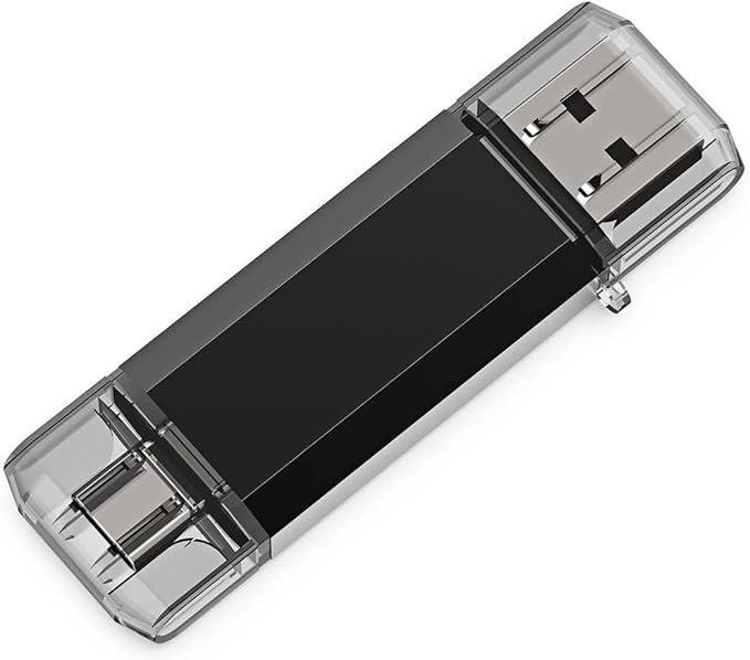 GoRAM 64GB (10 Pack) Dual Drive Go-Stick USB 3.0 + USB-C Type-C Flash Drive for Android Smartphones, Computers, MacBook, Tablets, PC (64GB)
