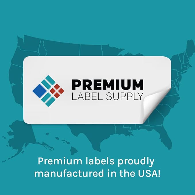 Premium Label Supply Bright Neon Color Fluorescent Stickers - 2" x 4" Labels - (Pink Fluorescent, 5000 Labels)
