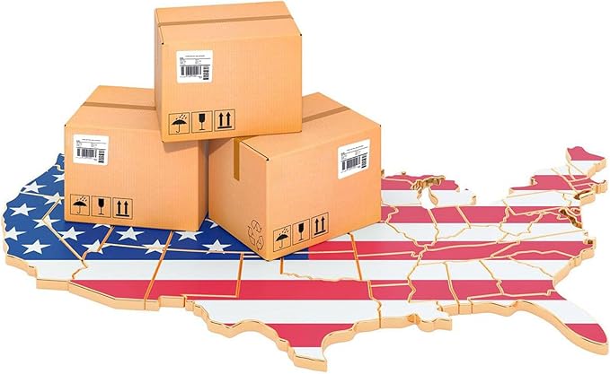 6 - Up White Permanent Self Adhesive Shipping Labels 3 1/3” x 4” Printable Stickers for Laser & Inkjet Printers - 1000 Sheets - 6000 Count Labels | Laser Inkjet Printer Labels - TrueDesk