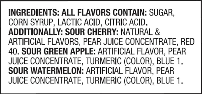 Ring Pop Sour Christmas Candy Lollipops, 30 Ct Bulk Individually Wrapped in Assorted Fruity Sour Flavors, Full Size, Hard Candy For Birthdays, Holiday Parties, Stocking Stuffers, Gifts, Party Favors