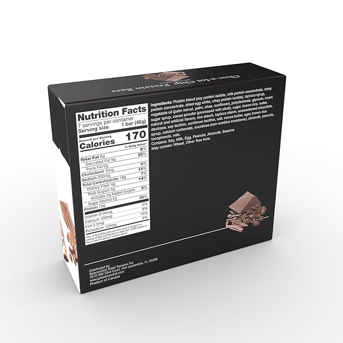 BalanceDiet™ | Protein Bar | 15g of Protein | Low Carb | 7 Bar Box (Choc-A-Lot Chip)