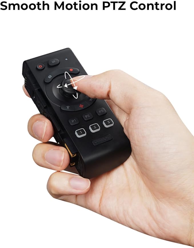 OBSBOT Tail Air & Smart Remote Combo, Streaming Camera with AI Tracking PTZ, Intelligent APP, Gesture Control, HDMI/USB-C/Wireless Webcam, Video Cameras for Filming, Worship, Content Creator, etc.