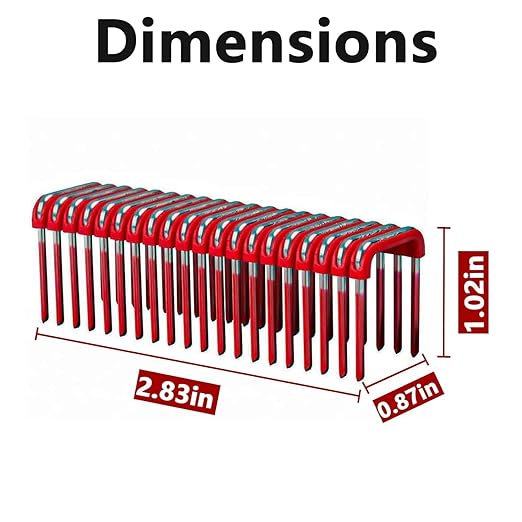 1" Insulated Cable Staple Mnm1-320 Fits for Milwau-kee M-12 Cable Stapler Gun, Fit Milwau-kee M-12 Cable Staples Fastening Electrical Cables to Wood Surfaces