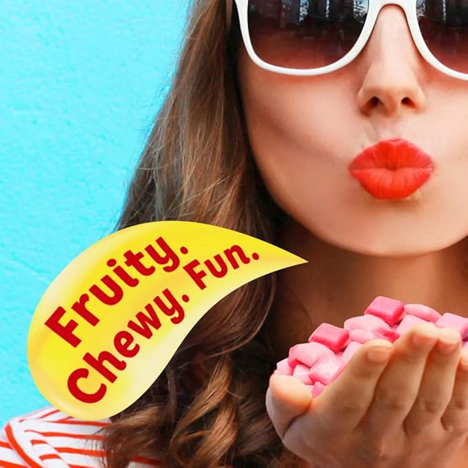 STARBURST Fruit Chews Candy - FaveREDS Minis, 8oz (Pack of 8) - Delicious STARBURST, Bulk Mini Candy, Bulk Box