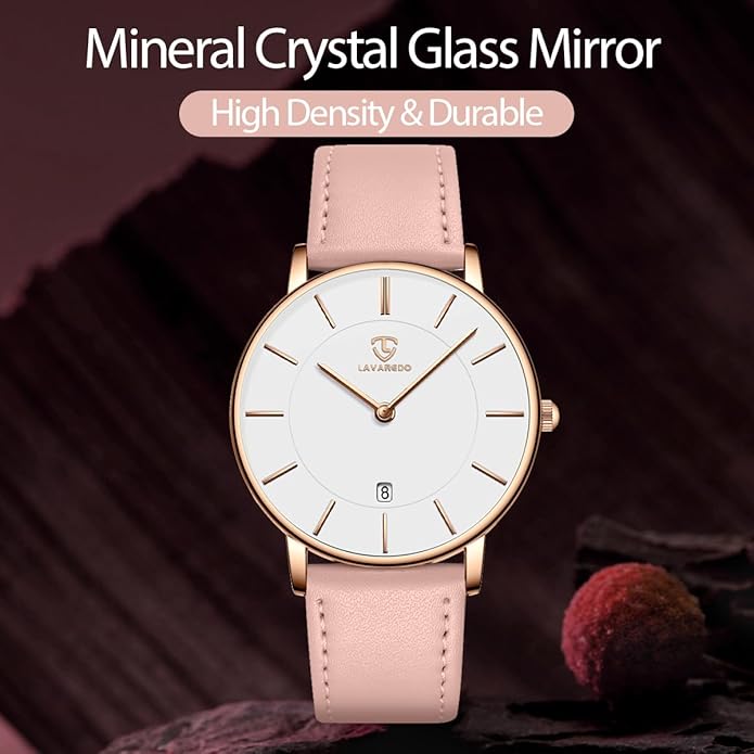 BEN NEVIS Watch, Mens Watch, Minimalist Fashion Simple Wrist Watch Analog Date with Leather Strap