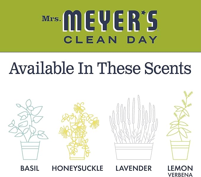 Mrs. MEYER'S CLEAN DAY Hand Soap Refill Scent Variety Pack 2 CT (Lemon Verbena + Rain Water)