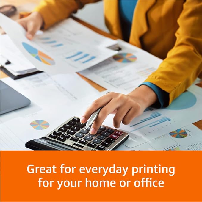 Amazon Basics 30% Recycled Multipurpose Copy Printer Paper, 8.5 x 11 Inches, 20 lb, 3 Ream, (1,500 Sheets), 92 Bright, White