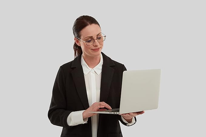 ThinOptics Frontpage Blue-Light Blocking Computer Reading Glasses and Milano Aluminum Case