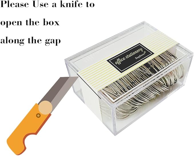 Silver Jumbo Paper Clips, 50pcs 50mm/2" Large Wide Paper Clips Non Skid Smooth Finish Steel Wire Office Supply Accessories