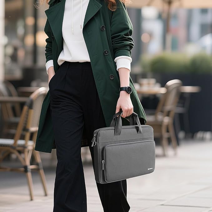 NIDOO 14-15 inch Laptop Shoulder Bag Briefcase Messenger Sleeve for 15" MacBook Air M4 M3 / 15" Surface Laptop 5 4 3/16" MacBook Pro M4 M3 M2/ 15" Dell Latitude 5540/15" Lenovo ThinkBook 15 Gen 4