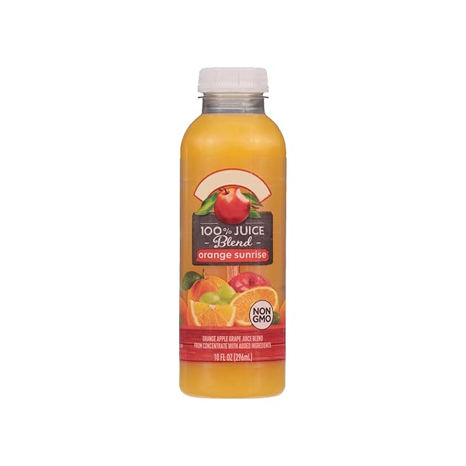 Apple nd Eve's 100% Juice Variety Pack, 12 Bottles (10 fl oz Each) – Apple & Orange Sunrise Blend