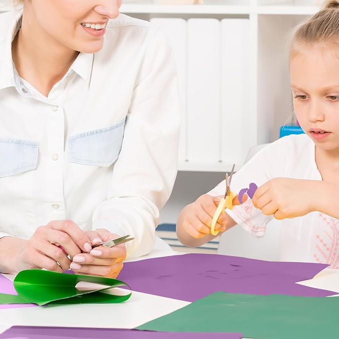 Purple Cardstock 8.5 x 11 80lb Halloween Card Stock For Printer, Goefun 24 Sheets Purple Construction Paper for Wedding Invitations, DIY Cards, Menus, Crafts