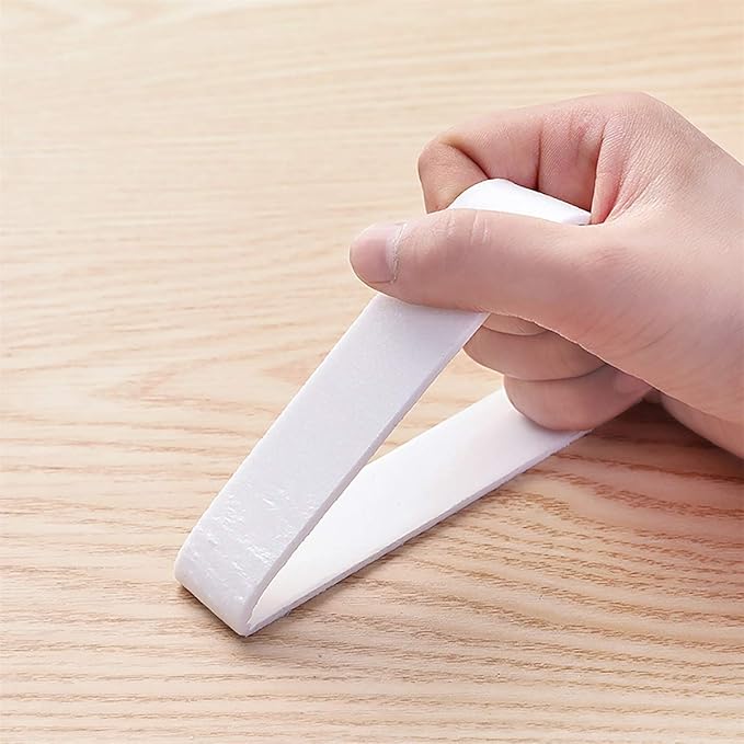 Double Sided Foam Tape 2.36In x 33FT 2 Pack, Mounting Tape Heavy Duty, Strong Adhesive Weatherproof Seal Strips for DIY Craft Picture Poster, Car & Gap Filling Mountings, Home Office Decor (White)