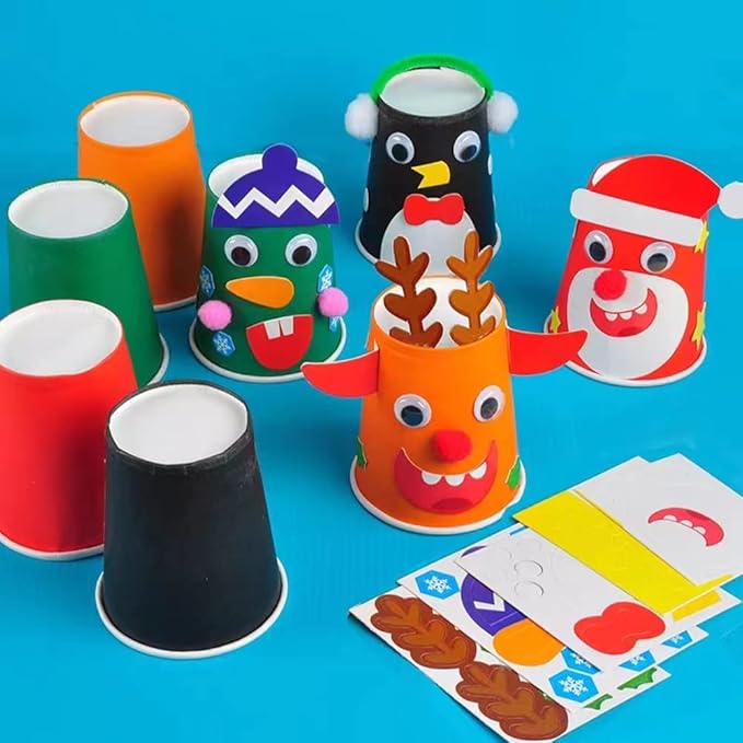 Black Disposable Paper Cups,60pcs Paper Cups For DIY Wedding Party Picnic BBQ Travel and Event 8OZ (Black)