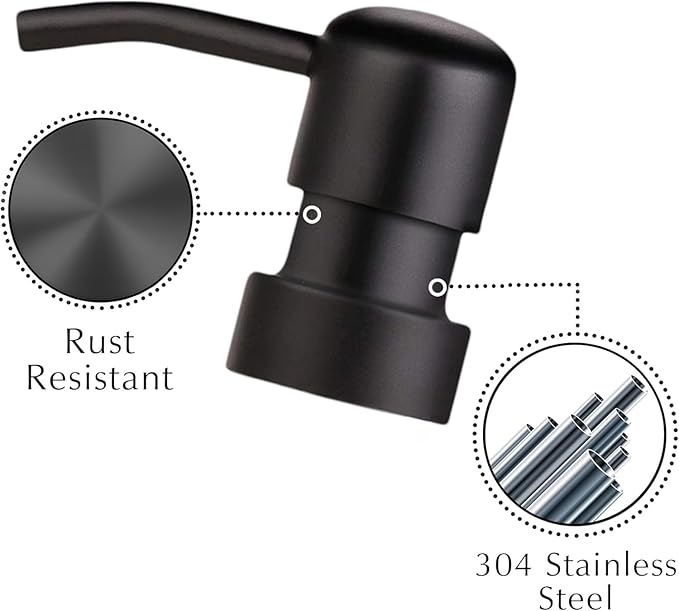 Emerson Essentials Soap Dispenser, Dish Soap Bottle Dispenser, Farmhouse Hand Soap Dispenser, Kitchen Soap Dispenser Set - Glass Soap Dispenser with Pump and Labels, 16 Oz, 2 Pack