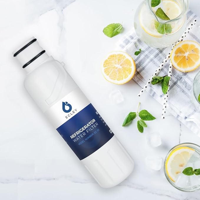 W10413645A Water Filter 2 Replacement, Compatible with EveryDrop Filter 2, Whirlpool EDR2RXD1, WHR2RXD1, Whirlpool WRF757SDHV, WRF767SDHZ, WRF767SDHV, WRFC9636RZ, 3 Pack