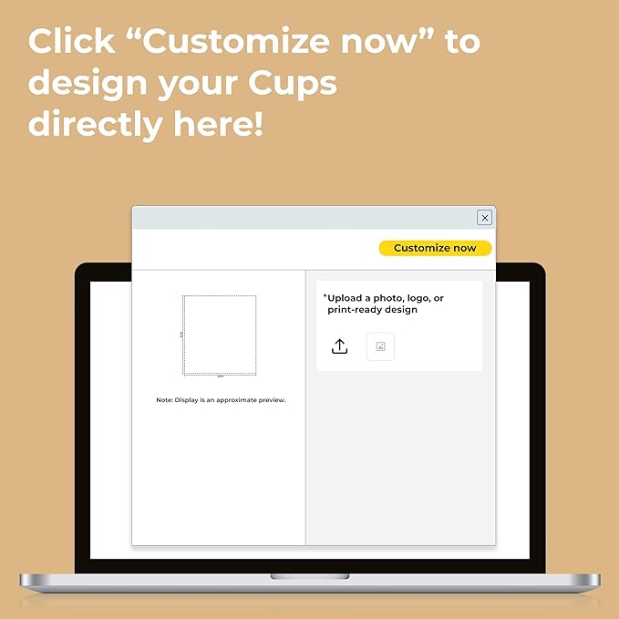 Custom Disposable Paper Coffee Cups, 10oz, Pack of 10000, Add Your Logo or Text, Double Walled, Leakproof for Hot and Cold Drinks, Perfect for Christmas Parties or other Festive Events