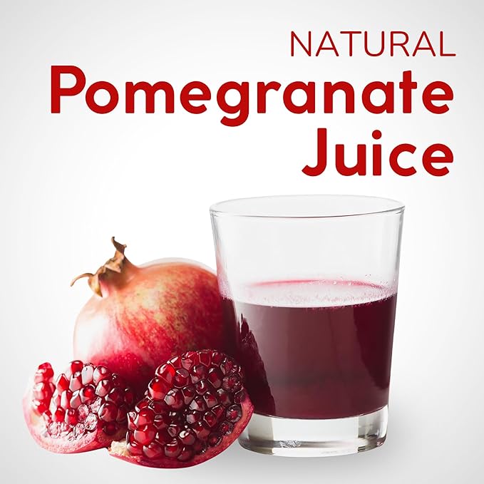 Organic Pomegranate Juice Box 101.4 Fl Oz | Pure Fruit Juice, Not From Concentrate | Organic, Vegan, Non-GMO | No Added Sugar, Easy-Pour Tap Packaging