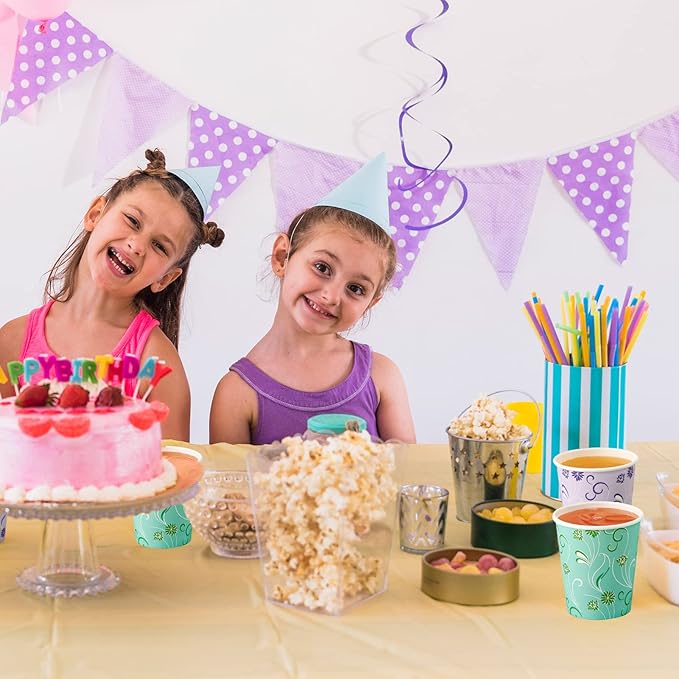 600 Pack 5oz Paper Cups, Bathroom Cups, Colorful Disposable Cups, Mini Mouthwash Cups, Hot Drinking Cup for Travel, Party and Event