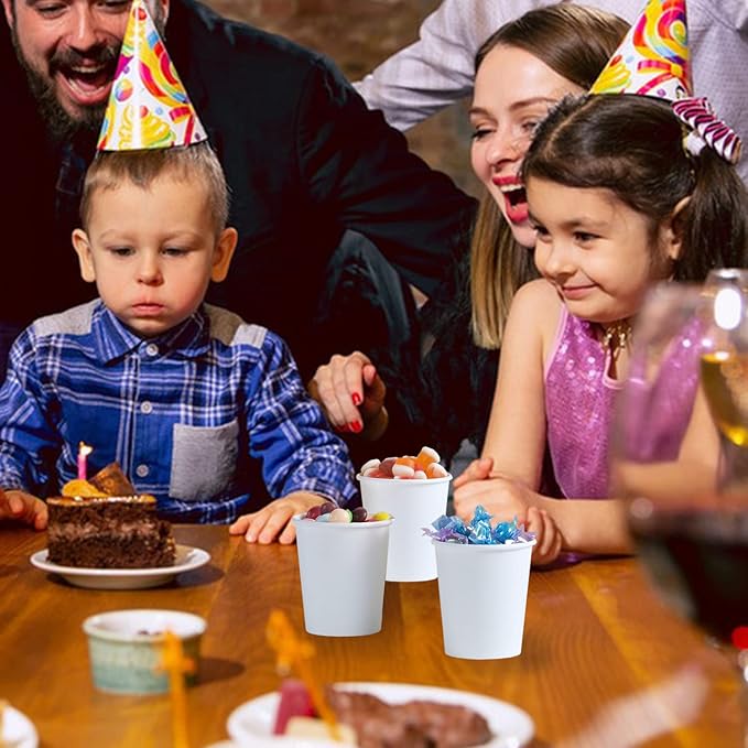 Lamosi 300 Pack 5 oz Paper Cups, Disposable Bathroom Cups 5oz Paper, Small Mouthwash Cup, Paper Espresso Cups, Mini Paper Cups for Travel, Party, Picnics, Home