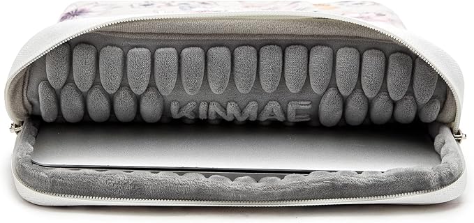 Kinmac 360 Degree Protective Laptop Sleeve Case Bag with Handle for MacBook Air 15 inch and 15 inch-15.6 inch HP Lenovo Dell ASUS Acer Laptop (KF-04)