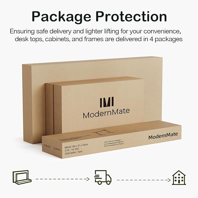 71" Standing Desk with 2 File Cabinet, AC/USB, 1.18" Desktop, L Shaped Height Adjustable Desk, Electric Furniture Set with Multiple Functions for Home and Office, Light Walnut