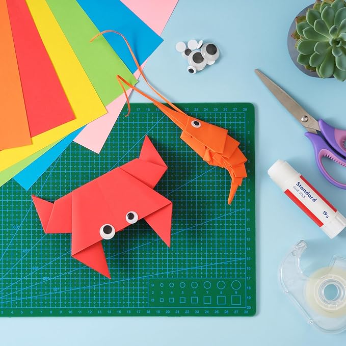 MECCANIXITY 75 Sheets A4 Colored Print Copy Paper 5.8" x 8.3" Origami Paper Printer Paper 80gsm for Printing, Document Copying, Art Craft,Black