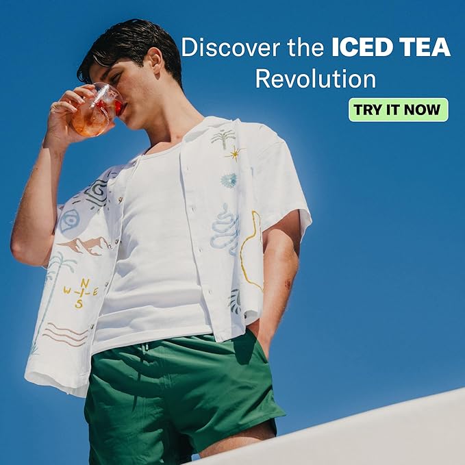 Waterdrop Hydration Cubes, Iced Tea Raspberry, 230 MG Electrolyte & Vitamin Blend Drops for Still & Sparkling Water, Vitamin C & B3, On The Go, Low Calorie, Zero Sugar, Non GMO & Gluten Free, 24 CT