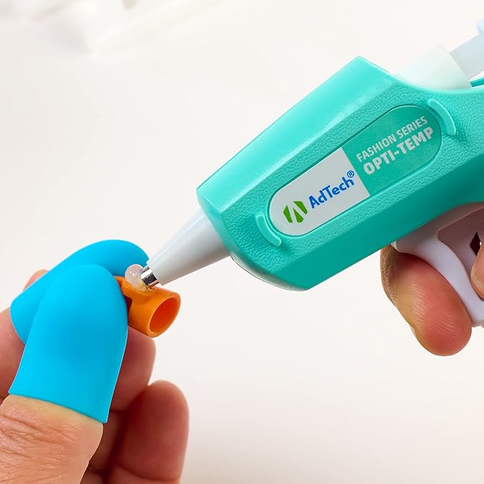 Adtech Mini Hot Glue Sticks Clear | High Temperature | Bonds in 30 Seconds | 800 Count, Pack of 8